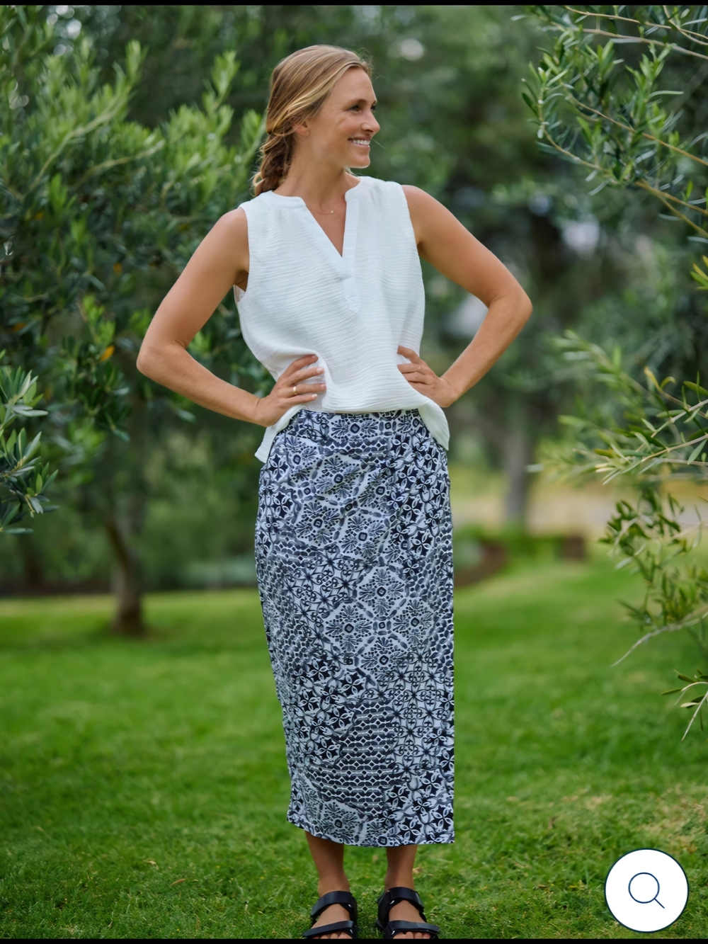 EUC Ripskirt Hawaii Black Pearl Batik Length 4 Skirt XXL - Picture 5 of 6